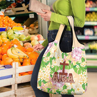 Samoa AIGA Floral Theme Grocery Bag Always In God's Arms