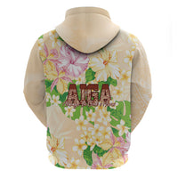 Samoa AIGA Floral Theme Hoodie Always In God's Arms LT7 - Polynesian Pride