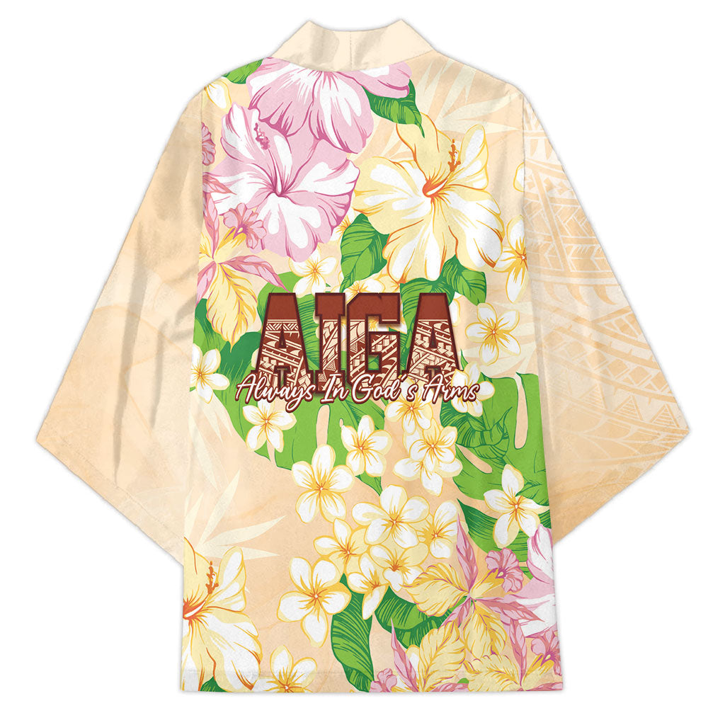 Samoa AIGA Floral Theme Kimono Always In God's Arms LT7 - Polynesian Pride