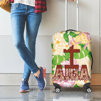 Samoa AIGA Floral Theme Luggage Cover Always In God's Arms LT7 - Polynesian Pride