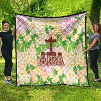 Samoa AIGA Floral Theme Quilt Always In God's Arms LT7 - Polynesian Pride