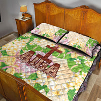 Samoa AIGA Floral Theme Quilt Bed Set Always In God's Arms LT7 - Polynesian Pride