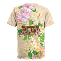 Samoa AIGA Floral Theme Rugby Jersey Always In God's Arms LT7 - Polynesian Pride