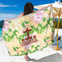 Samoa AIGA Floral Theme Sarong Always In God's Arms LT7 One Size 44 x 66 inches Multicolor - Polynesian Pride