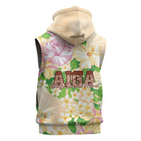 Samoa AIGA Floral Theme Sleeveless Hoodie Always In God's Arms LT7 - Polynesian Pride