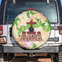 Samoa AIGA Floral Theme Spare Tire Cover Always In God's Arms LT7 Multicolor - Polynesian Pride