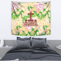 Samoa AIGA Floral Theme Tapestry Always In God's Arms LT7 - Polynesian Pride