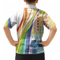 Pasifika Samoa Siapo Malu Tattoo Inspired Hawaiian Shirt Fa'afafine Rainbow Theme LT7 - Polynesian Pride