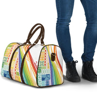 Pasifika Samoa Siapo Malu Tattoo Inspired Travel Bag Fa'afafine Rainbow Theme LT7 - Polynesian Pride