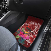 Personalized Samoa Meri Krisimasi Car Mats Segasegamau'u Mix Siapo