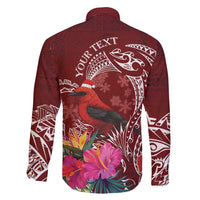Personalized Samoa Meri Krisimasi Family Matching Off Shoulder Short Dress and Hawaiian Shirt Segasegamau'u Mix Siapo LT7 - Polynesian Pride
