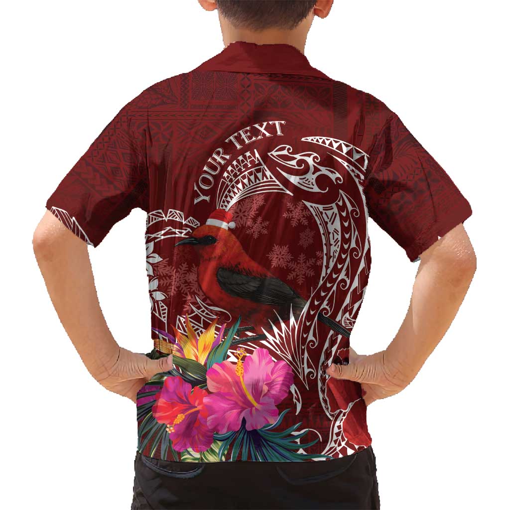 Personalized Samoa Meri Krisimasi Family Matching Tank Maxi Dress and Hawaiian Shirt Segasegamau'u Mix Siapo LT7 - Polynesian Pride