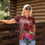 Personalized Samoa Meri Krisimasi Women Polo Shirt Segasegamau'u Mix Siapo