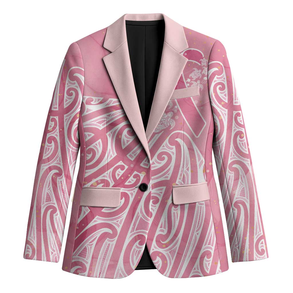 Breast Cancer Awareness Maori Blazer Kia Kaha Kia Maia Kia Manawanui - Polynesian Pride