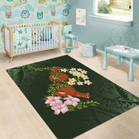 Aloha Hawaii Ipu Gourd Mix Maile Lei Area Rug Sage Green LT7 - Polynesian Pride