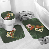 Aloha Hawaii Ipu Gourd Mix Maile Lei Bathroom Set Sage Green LT7 Mat Set Only (3 pcs) One Size Sage Green - Polynesian Pride