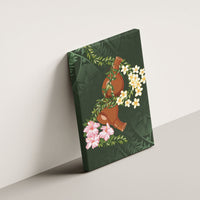 Aloha Hawaii Ipu Gourd Mix Maile Lei Canvas Wall Art Sage Green LT7 - Polynesian Pride