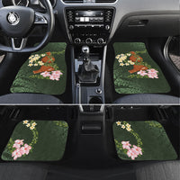 Aloha Hawaii Ipu Gourd Mix Maile Lei Car Mats Sage Green LT7 Set 4pcs Sage Green - Polynesian Pride
