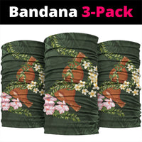 Aloha Hawaii Ipu Gourd Mix Maile Lei Neck Gaiter Sage Green LT7 package One Size: 25*50cm Sage Green - Polynesian Pride