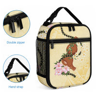 Aloha Hawaii Ipu Gourd Mix Kukui Nut Lei Lunch Bag Lemon Yellow LT7 - Polynesian Pride