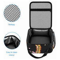 Aloha Hawaii Ipu Gourd Mix ʻĀkulikuli Lei Lunch Bag Obsidian Black LT7 - Polynesian Pride
