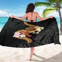 Aloha Hawaii Ipu Gourd Mix ʻĀkulikuli Lei Sarong Obsidian Black LT7 - Polynesian Pride