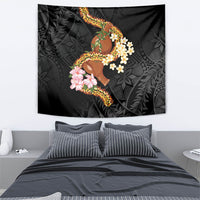 Aloha Hawaii Ipu Gourd Mix ʻĀkulikuli Lei Tapestry Obsidian Black LT7 - Polynesian Pride