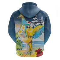 Funny Tropical Christmas Hoodie Tis The Season To Get Tipsy
