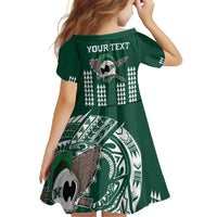 Hawaii Rainbow Warriors Personalized Family Matching Off Shoulder Maxi Dress and Hawaiian Shirt Kakau Ikaika Laau Pama LT7 - Polynesian Pride