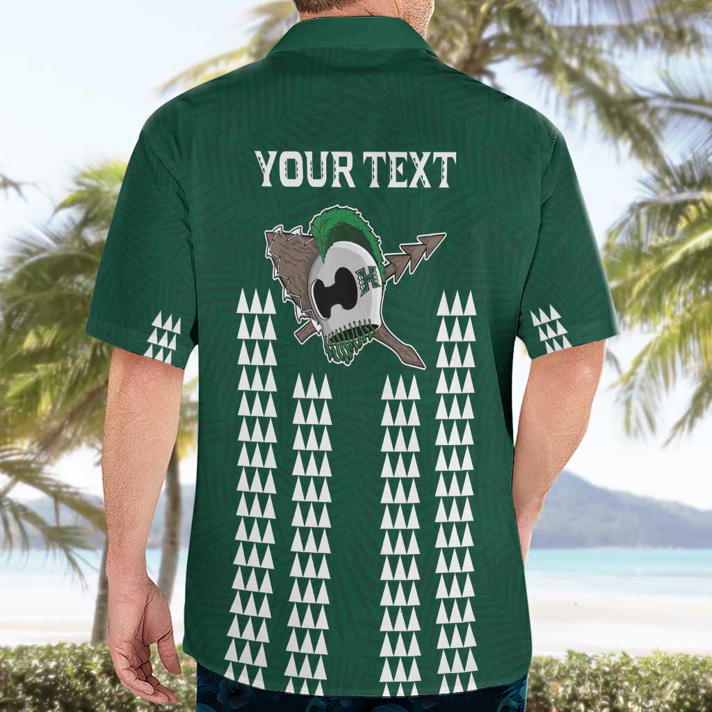 Hawaii Rainbow Warriors Personalized Hawaiian Shirt Kakau Ikakai Laau Pama