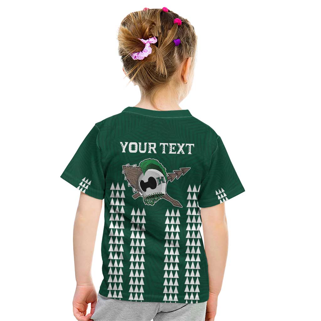 Hawaii Rainbow Warriors Personalized Kid T Shirt Kakau Ikakai Laau Pama