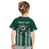 Hawaii Rainbow Warriors Personalized Kid T Shirt Kakau Ikakai Laau Pama