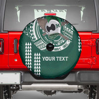 Hawaii Rainbow Warriors Personalized Spare Tire Cover Kakau Ikaika Laau Pama LT7 - Polynesian Pride