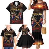 Australia - New Zealand ANZAC Family Matching Mermaid Dress and Hawaiian Shirt Gallipoli ANZAC Cove Landing LT7 - Polynesian Pride