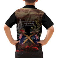 Australia - New Zealand ANZAC Family Matching Puletasi and Hawaiian Shirt Gallipoli ANZAC Cove Landing LT7 - Polynesian Pride
