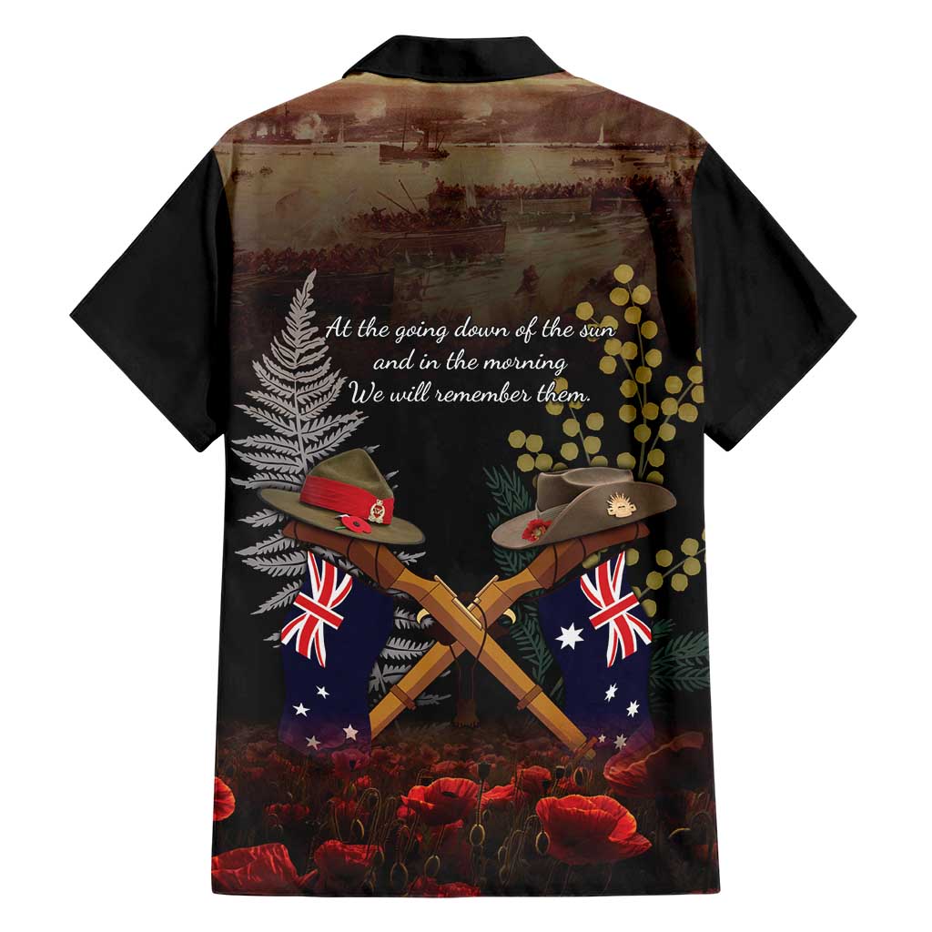 Australia - New Zealand ANZAC Family Matching Short Sleeve Bodycon Dress and Hawaiian Shirt Gallipoli ANZAC Cove Landing LT7 - Polynesian Pride