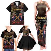 Australia - New Zealand ANZAC Family Matching Tank Maxi Dress and Hawaiian Shirt Gallipoli ANZAC Cove Landing LT7 - Polynesian Pride
