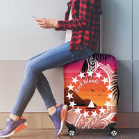 Kia Orana Cook Islands Luggage Cover Sunset Dream