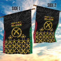 Vanuatu Indipendens Dei Garden Flag Tribal Sand Drawing