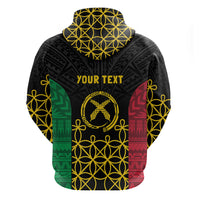 Vanuatu Indipendens Dei Hoodie Tribal Sand Drawing