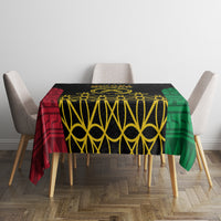 Vanuatu Indipendens Dei Tablecloth Tribal Sand Drawing