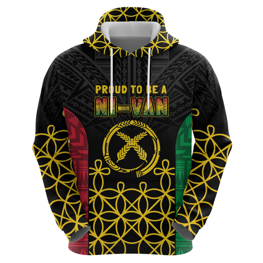 Vanuatu Indipendens Dei Zip Hoodie Tribal Sand Drawing