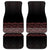 Maori Taniko Patterns Car Mats Brown Niho Taniwha Mix Paatiki Motifs