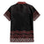 Maori Taniko Patterns Family Matching Short Sleeve Bodycon Dress and Hawaiian Shirt Brown Niho Taniwha Mix Paatiki Motifs