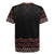 Maori Taniko Patterns Rugby Jersey Brown Niho Taniwha Mix Paatiki Motifs