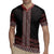 Maori Taniko Patterns Rugby Jersey Brown Niho Taniwha Mix Paatiki Motifs