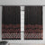 Maori Taniko Patterns Window Curtain Brown Niho Taniwha Mix Paatiki Motifs