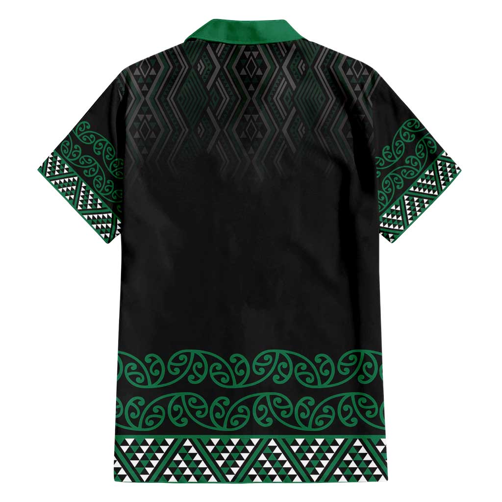 Maori Taniko Patterns Family Matching Short Sleeve Bodycon Dress and Hawaiian Shirt Pounamu Niho Taniwha Mix Paatiki Motifs LT7 - Polynesian Pride