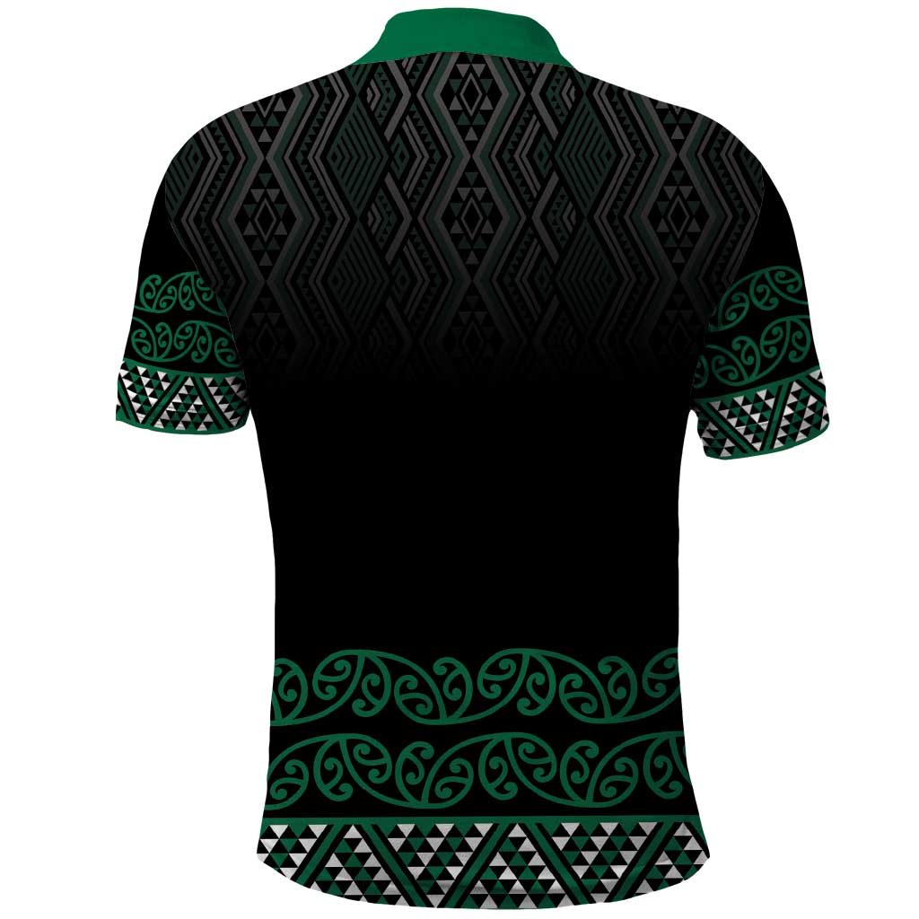 Maori Taniko Patterns Polo Shirt Pounamu Niho Taniwha Mix Paatiki Motifs