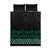 Maori Taniko Patterns Quilt Bed Set Pounamu Niho Taniwha Mix Paatiki Motifs